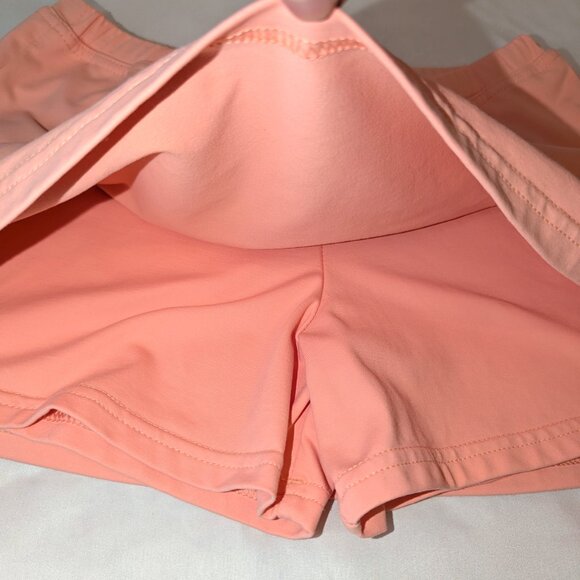 PrAna | Set of 2 Sugar Mini Skirts with Shorts in Chocolate Brown & Coral Small - Picture 7 of 16